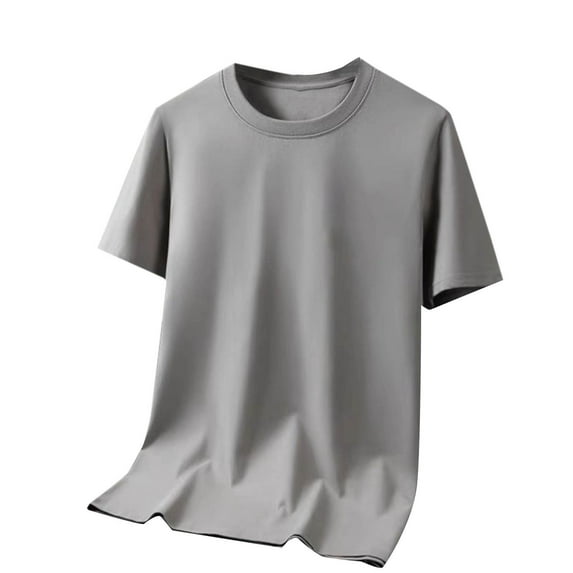 BinBiL Men's Sun Shirts Short Sleeve UPF 50+ UV Protection Swim Shirts Rash Guard Quick Dry Workout Gym Athletic T-Shirts Khaki XXL