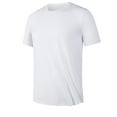 thumbnail image 1 of BinBiL Athletic Shirts for Men Short Sleeve Quick Dry Workout Running Gym Sport Exercise Tee Moisture Wicking White 8(L), 1 of 7