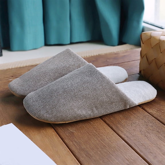 BinBiL Slippers Winter Womens Mens Fluffy Plush Slippers House Slippers Cuddly Warm Shoes Indoor Outdoor Girls Women Gray-J 42-43