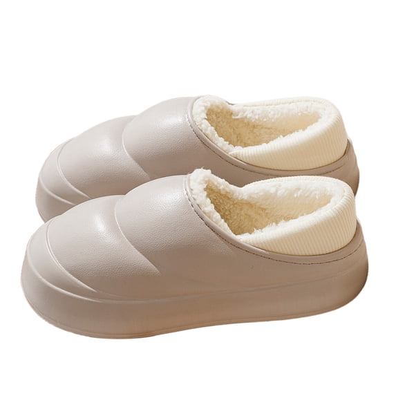 BinBiL Slippers for Women Mens Winter Warm Memory Foam Cotton Home Slippers Soft Plush Fleece Slip on House Slippers for Girls Indoor Outdoor Shoes