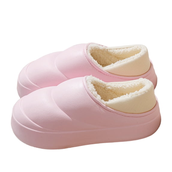 BinBiL Slippers for Women Mens Winter Warm Memory Foam Cotton Home Slippers Soft Plush Fleece Slip on House Slippers for Girls Indoor Outdoor Shoes