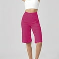 thumbnail image 1 of BinBiL Women Oversized Drying Tight Elastic Comfortable Fitness Pants Yoga Pants Hot Pink-C XL(XL), 1 of 8