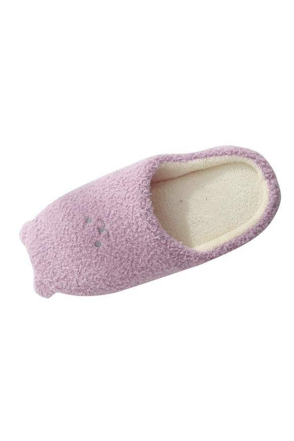 Women's Cozy Anti-Skid Slippers, Oooh Yeah Sherpa Funny Fluffy Fuzzy Slip On Slippers