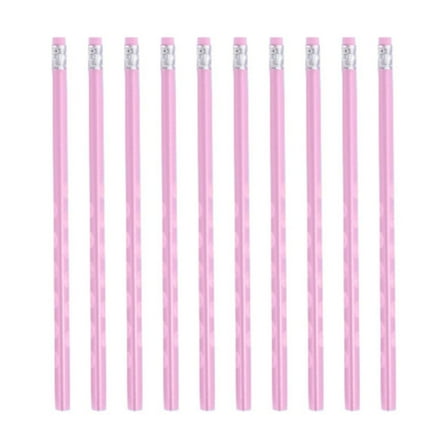 BinKFF 10 Pcs Inspirational Pastel Pencils Bulk with Eraser Motivational Pens with Eraser Unsharpened HB Pencils Stationery Bulk for Classroom Reward Party Supplies