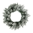 thumbnail image 1 of BinKFF 19.7 Inch Christmas Wreath for Front Door, Artificial Snow Flocked Wreath, Silver Winter Wreath for Fireplace Windows Wall Table Centerpiece Indoor Outdoor Xmas Decor, 1 of 4