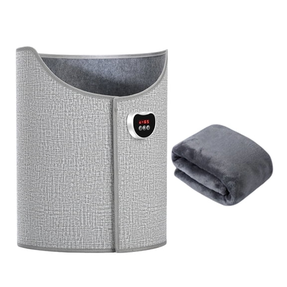 BinKFF 2026 New Under Desk Leg Warmer, Portable Folding Electric Heating Foot Warmer, Office Legs Warmers Under Desks, with Timer, 5 Seconds Quick Heating, Overheat Safe Protection