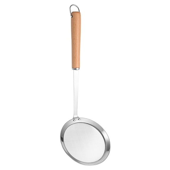 BinKFF 304 Stainless Steel Fine Mesh Strainers for Kitchen, Colander-Skimmer with Handle, Sieve Sifters for Food, Tea, Rice, Oil, Noodles, Fruits, Vegetable, 12 inchs Long