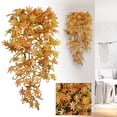 thumbnail image 1 of BinKFF 39 Inch Artificial Hanging Maple Leaves Plants Fall Fake Ivy Vines Plants Wall Hanging Plants for Autumn Indoor Outdoor Patio Garden Home Party Thanksgiving Wedding Decor, 1 of 8