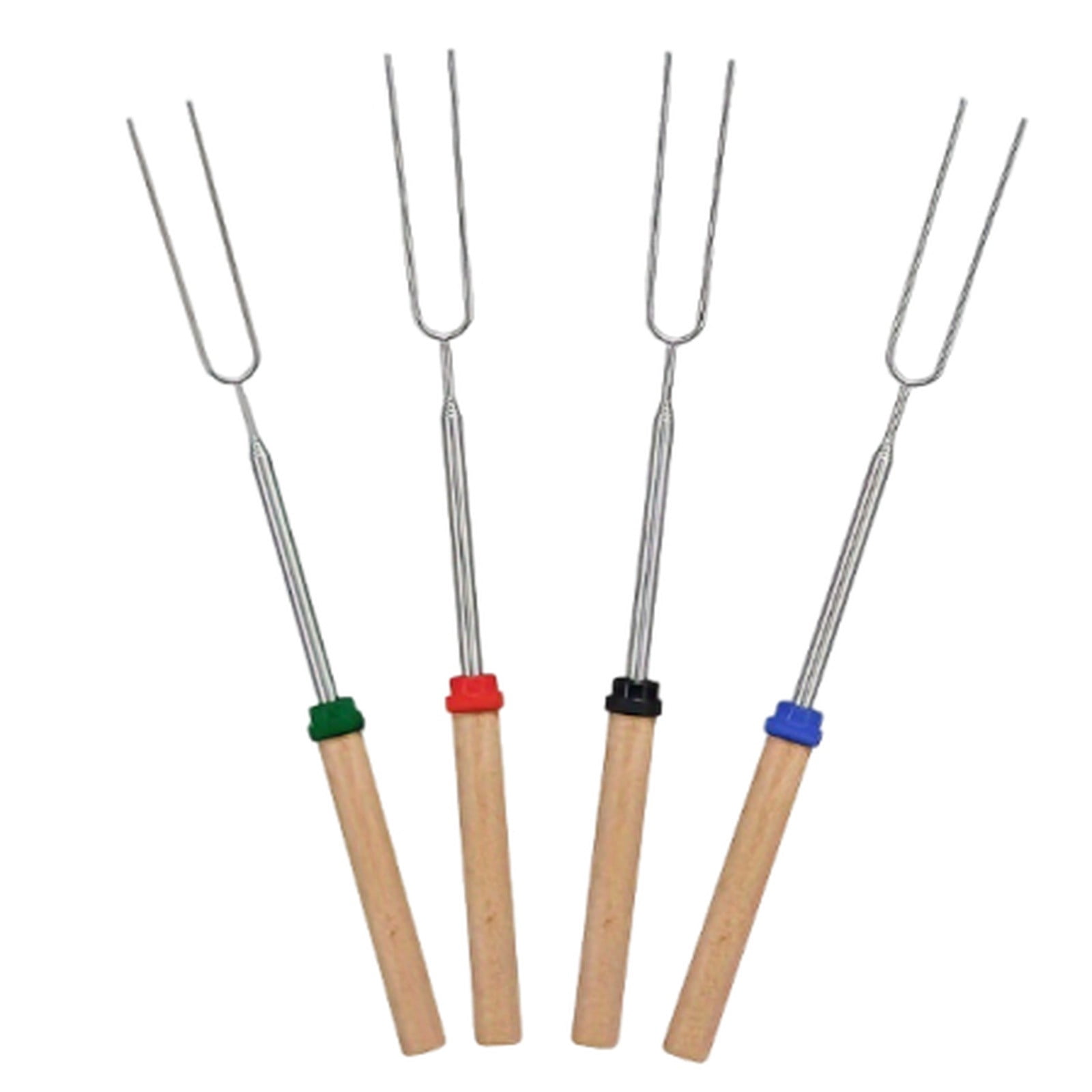 BinKFF 4 Pack Smores Sticks Kit, 30 Inch Marshmallow Roasting Sticks ...