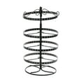 thumbnail image 1 of BinKFF 4 Tier Rotating Earring Holder Organizer Display Tree with Metal Tray, Adjustable Plastic Stand with Slots for Stud Hoop Hanger, Large Capacity Storage Rack for Women, 1 of 2