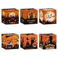 thumbnail image 1 of BinKFF 6 PCS Halloween Treat Boxes Candy Boxes Trick or Treat Cardboard Cookies Goodie Bags for Kids Halloween Party Favor Supplies, Classroom Exchange Goody Bags, Holiday Pastries, 1 of 9