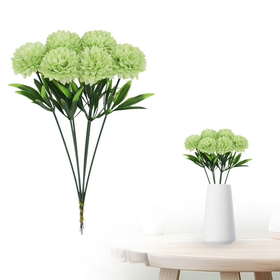 BinKFF Artificial Dandelion Plants, Plastic Flowers Shrubs Bushes Fake Grass Wedding Indoor Outdoor Home Garden Verandah Centerpieces Arrangements Party Decoration Planting Filler