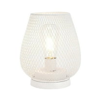 BinKFF Battery Operated Lamp Outdoor Table Lantern, LED Table Lantern with Timer Mode, Vintage Decorative Lights Cordless Lamp Indoor Outdoor Patio Bedroom Living Room