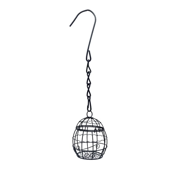 BinKFF Bird Nesting Material, 1 Pack Refillable Hummingbird Nesting Material Cage Holder with Natural Cotton for Hummingbird Nest, Gift for Bird Lover, Nesting Balls Birds for Outdoor