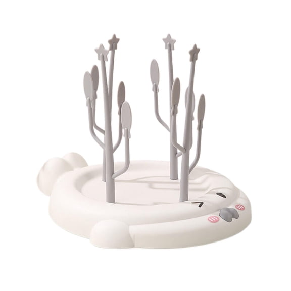 BinKFF Bottle Drying Rack,Baby Bottle Drying Rack,Drying Rack for Kitchen Counter,Detachable Bottle Dryer Holder with Base.for Nipples,Cups,Pump Parts and Accessories