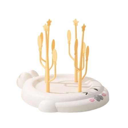 BinKFF Bottle Drying Rack,Baby Bottle Drying Rack,Drying Rack for Kitchen Counter,Detachable Bottle Dryer Holder with Base.for Nipples,Cups,Pump Parts and Accessories