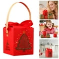 thumbnail image 1 of BinKFF Christmas Cookie Boxes with Window 3.3 x 3.9 x 3.3 inch Xmas Treat Boxes Candy Bakery Cupcakes Desert Container for Pastries Packaging Christmas Party Supplies Gift Giving, 1 of 8