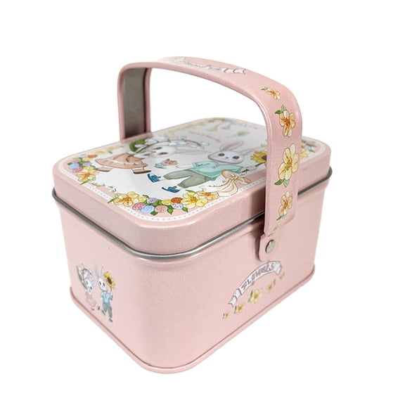 BinKFF Christmas Cookie Tins with Lids Square Candy Metal Cookie Tins Empty Retro Xmas Metal Gift Box Large Capacity Xmas Tin Containers for Holiday Storing Cookies Candies Treat
