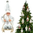 thumbnail image 1 of BinKFF Christmas Miniature Figurines, Mini Christmas Santa Claus Ornaments Christmas Miniature Ornament Resin Santa Figurines for Xmas Santa Claus Decoration Christmas Party Supplies, 1 of 8