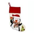 thumbnail image 1 of BinKFF Christmas Stockings, Christmas Stockings, Fireplace Christmas Tree Decoration, Burlap Plaid Xmas Holiday Party Decoration Gifts for Family Kids - 3D Reindeer Socks, 1 of 8