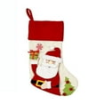 thumbnail image 1 of BinKFF Christmas Stockings, Christmas Stockings, Fireplace Christmas Tree Decoration, Burlap Plaid Xmas Holiday Party Decoration Gifts for Family Kids - 3D Reindeer Socks, 1 of 8