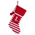 thumbnail image 1 of BinKFF Christmas Tree Decoration - 16.5 Inches Christmas Stockings with Initials, Large Embroidered Letter Knit Christmas Stocking for Family Holiday Decorations and Xmas Gift, 1 of 9
