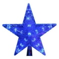 thumbnail image 1 of BinKFF Christmas Tree Topper Star 8.7" LED Lighted Star Tree Top, Glitter Golden Treetop Decorations with 20 Warm White Lights, Battery Powered Decor for Home Holiday Xmas Party Indoor, 1 of 8