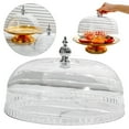 thumbnail image 1 of BinKFF Clear Cake Dome Cover - Cakes Stand Food Plate Lid Plastic Cloche Bell Cover - Round Display Dome Serving Platter Bowl Punch Food Tent Dessert Pastry Lid for Home Kitchen Party Wedding, 1 of 3