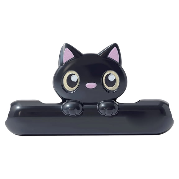 BinKFF Cute Chip Clips, Sealing Cat Bag Clips for Food, Fun Cat Shaped Chip Clip, Upgrade Wide Open Bag Clip for Food Storage and Kitchen Snacks, Fun Party Decorations