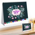 thumbnail image 1 of BinKFF Desktop Calendar 2026-2027, 18 Months Flip Calendar Small Standing Office Desk, 8 x 8 inch Standing Desk Calendars (From January 2026 to June 2027) With Monthly Planner, 1 of 8