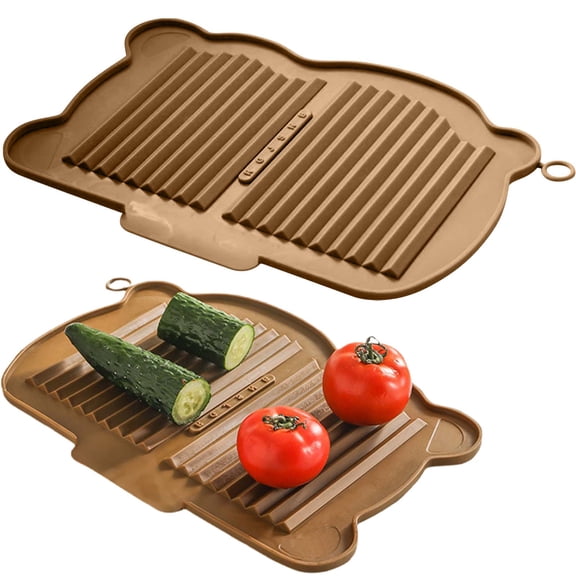 BinKFF Dish Drying Mat, Silicone Dish Dryer Mat, Heat-Resistant Multifunctional Kitchen Gadget, Dry Pad for Pots, Pans, Cutlery, and Utensils, Non-Slip and Easy-to-Clean Kitchen Accessory