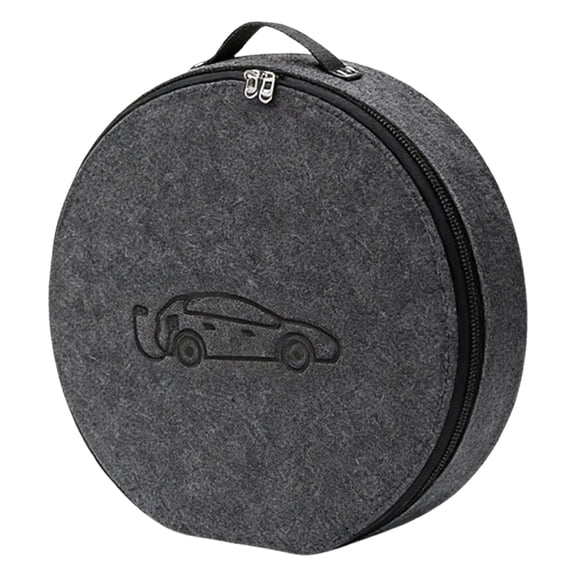 BinKFF EV Cable Bags, Portable EV Chargers Cable Storage & Organizer for Jumper Cables,Cords,and Hoses, Perfect for Electric Vehicles,RV Sewer Hose,Camper Accessories