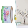 thumbnail image 1 of BinKFF Easter Spring Pastel Wired Ribbon Rolls, Easter Bunny Wired Edge Ribbons, Decorative Wrapping Ribbon for Gift, Colorful DIY Craft Fabric Ribbons for Holiday Decor, 10 Yards, 1 of 8