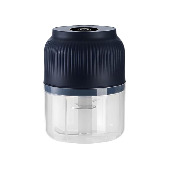 BinKFF Electric Mini Garlic Chopper, Portable Food Processor, Vegetable Chopper Onion Mincer, Cordless Meat Grinder with USB Charging for Vegetable, Pepper, Onion, Baby Food, Seasoning