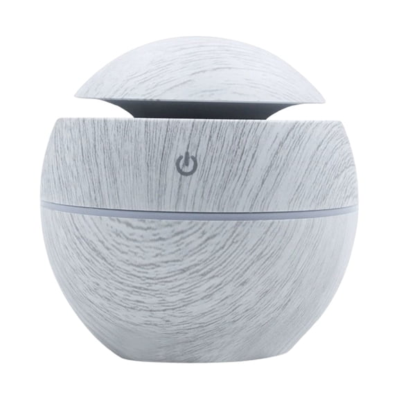 BinKFF Essential Oil Diffuser, Flame Effect Aromatherapy Diffuser with LED Lights & Auto Shut-Off, Ultrasonic Diffusers for Home, 120ml Samll Scent Diffuser for Essential Oils