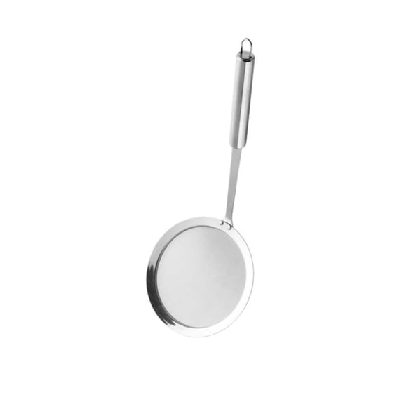 BinKFF Fine Mesh Stainless Steel Sieve Colander - 2025 Upgrade Extra Fine Strainer With Handle, Multi-functional Sieve Spoon for Oil Filter, Food Strainer Kitchen Gadget