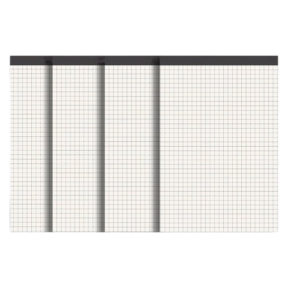 BinKFF Graph Paper Pad 8.5 x 11, 4 Pack, Grid Paper Pad, Blueprint ...