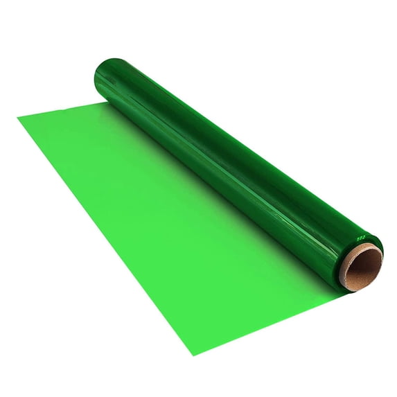 BinKFF Green Cellophane Wrap Roll,Colorful Cello 15.7 In Wide X 100 Ft Long, Translucent Colored Cellophane Wrapping Paper for Gift Baskets Wrap, Treats, Holiday, DIY Arts Crafts Decoration