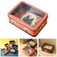 thumbnail image 1 of BinKFF Halloween Candy Tin with Lid Design Trick Container for Cookies Reusable Metal Storage Jar for Festive and Thanksgiving, Suitable for DIY Crafts Candy Cookies Keys Gifts, 1 of 8
