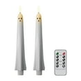 thumbnail image 1 of BinKFF Halloween Flameless Taper Candles with Remote & Timer Real Wax LED Candles Battery Operated Flickering/Steady Light Decor for Halloween Parties Fireplace Table Centerpieces, 1 of 8