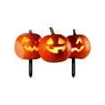 thumbnail image 1 of BinKFF Halloween Thanksgiving Decorations Outdoor Yard Signs Halloween Yard Stakes Pumpkin Halloween Fall Lawn Sign Corrugated Plastic Happy Fall Harvest Decorations Outside, 1 of 6