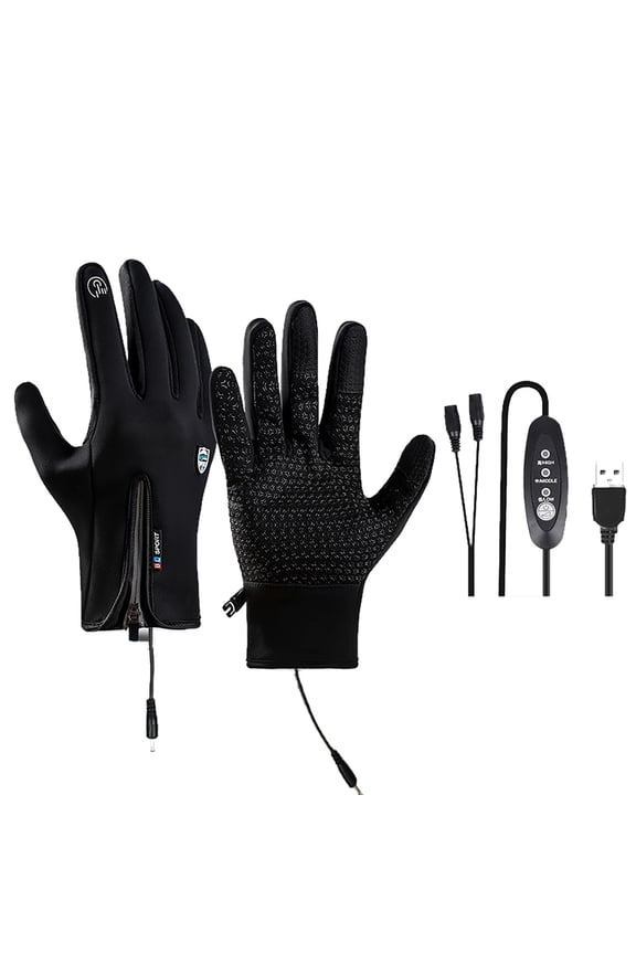 Heated Gloves Liners for Men Women, Rechargeable Hand Warmer Heating Gloves with Touchscreen, Electric Heated Ski Glove for Winter Outdoor Work Hunting Motorcycle Hiking