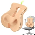 thumbnail image 1 of BinKFF High Back Support Pillow for Office Chair, Fully Support Entire Back Cushion Promotes Posture- Memory Foam Lumbar Support Pillow for Offfice Chair, Desk, Gaming, Recliner Chair, 1 of 7
