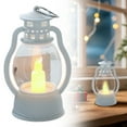 thumbnail image 1 of BinKFF LED Mini Vintage Lanterns Decor Indoor Decorative Outdoor Hanging Lantern Decorative Small Candle Lanterns Farmhouse Decor for Wedding Centerpiece,Christmas Decorative, 1 of 8