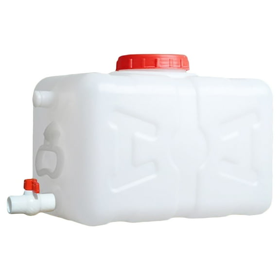 BinKFF Large Capacity Water Container with Spigot Hose Portable Water Storage Tank no Leakage Camping Water for Emergency Vehicle Car Outdoor Hiking Picnic(Size:15L)