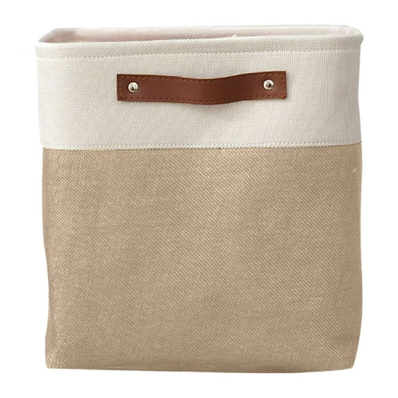 BinKFF Large Closet Storage Bins with 3 Handles, 11x11x11 Inch Storage Baskets for Shelves, Foldable Fabric Storage Bins for Shelves, Closet Organizers and Storage Boxes