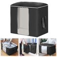 thumbnail image 1 of BinKFF Large Storage Bags, Clothes Storage Bins Foldable Closet Organizers Storage Containers with Reinforced Handle for Clothing, Blanket, Comforters, Bed Sheets, Pillows and Toys, 1 of 7