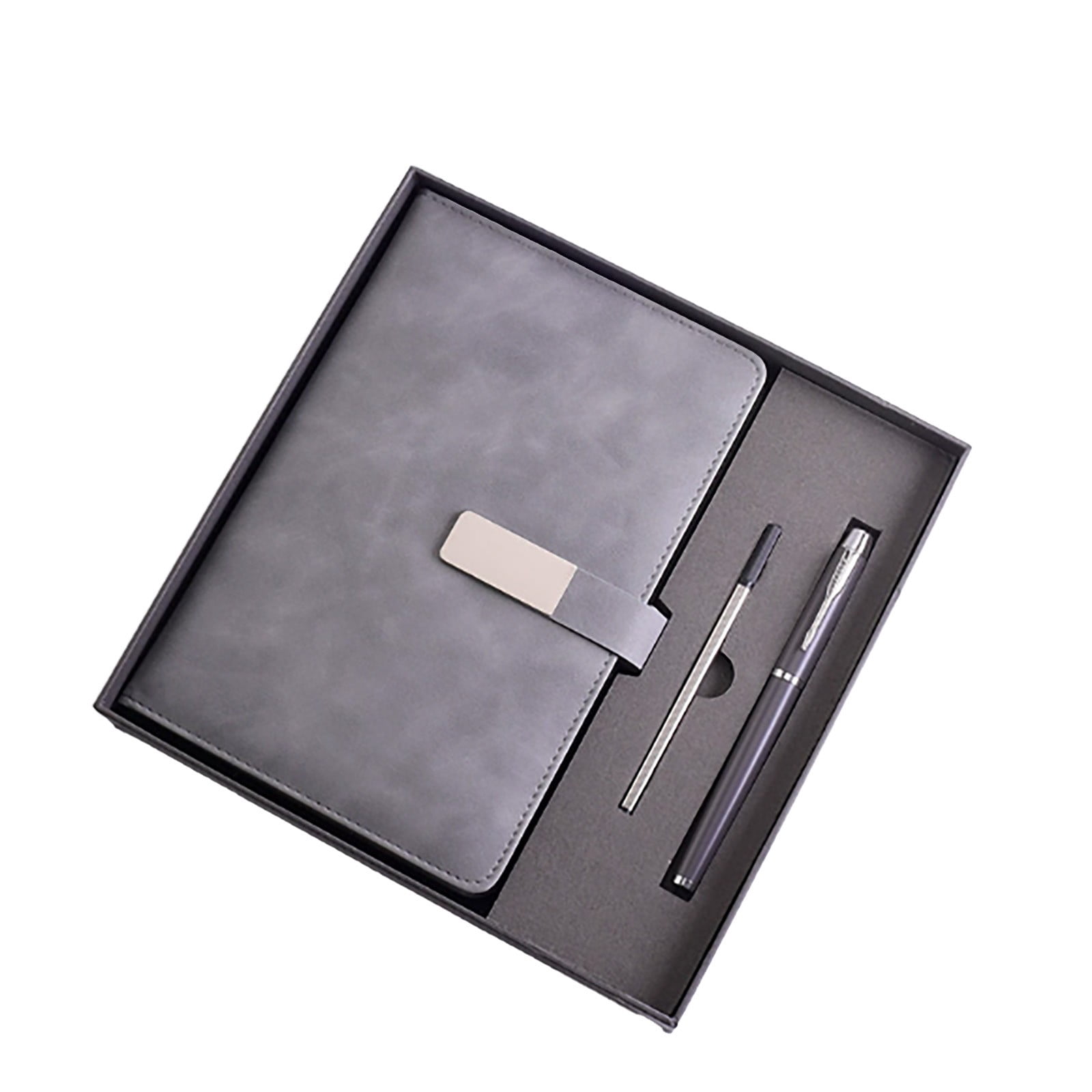 BinKFF Leather Notebook Set, A5 Leather Journal and Pen Set, Notebook ...