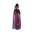 thumbnail image 1 of BinKFF Life Size Hanging Talking Witch - Animated Halloween Witch with Sound Activation and Red Eyes for Outdoor & Indoor Decor - Flying Animatronic Witch for Halloween Decorations, 1 of 9