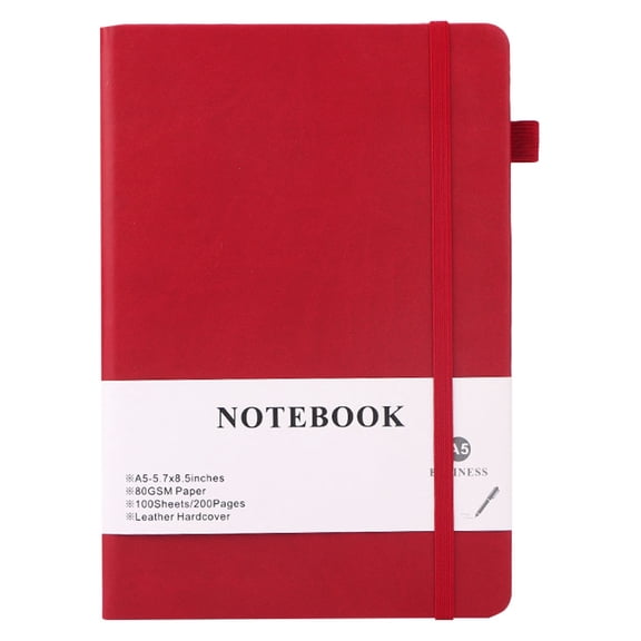 BinKFF Lined Journal Notebook for Men & Women, 200Pages A5 Medium Size (5.7'' × 8.3'') 100 GSM Thick Paper – Hardcover Journaling Notebook for Work & Note Taking